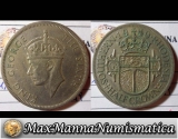 SUD RHODESIA SOUTHERN RHODESIA HALF 1/2 CROWN 1/2 MEZZA CORONA 1949 COD. COLONIEINGLIESI-28 2983