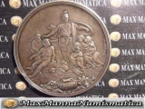 MEDAGLIA 75° ANNIVERSARIO ASSICURAZIONE DI MILANO METALLO ARGENTATO 1901 COD. MEDMASSMOD-32 medaglia-75-anniversario-assicurazione-01